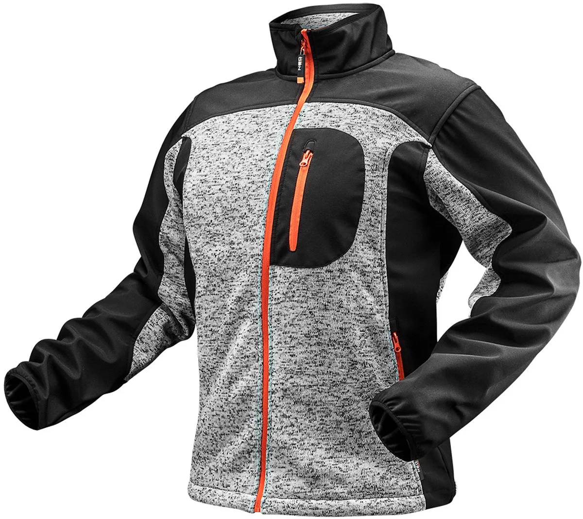 Gebreide Trui - Softshell Versterkingen by Neo Tools, Grey, L – product image