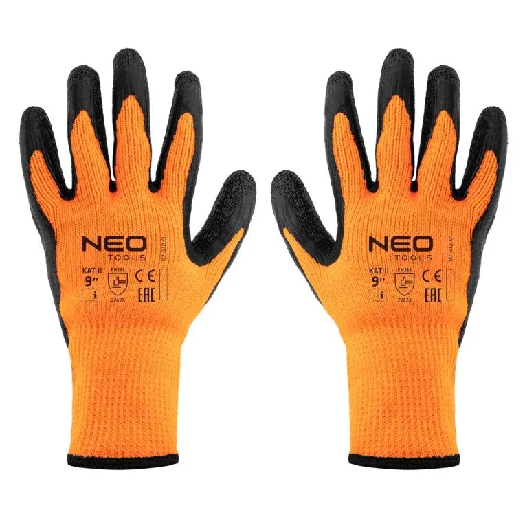 Geïsoleerde Werkhandschoenen – Latex Gecoat van Neo Tools, 10 – productafbeelding