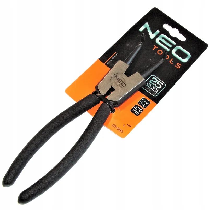 Gereedschap: Externe Borgveertang 220mm 90° Gebogen by Neo Tools, Blue – product image