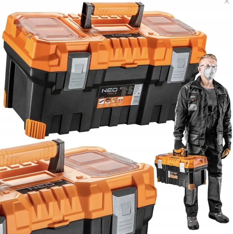 Gereedschapskist 22" XL - Robuuste Opbergkoffer met Organizers by Neo Tools – product image