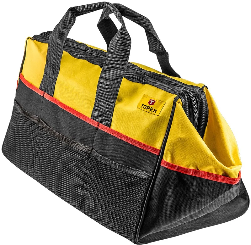 Gereedschapstas - 46 x 30 x 33 cm - 9 Binnenvakken - Sterke Handgrepen de Neo Tools, Jaune – image du produit