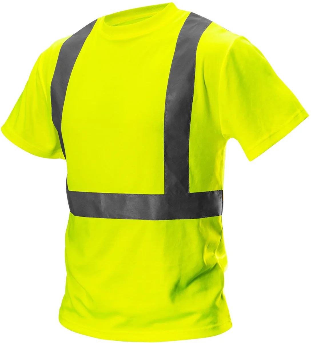Hi-Vision T-Shirt Met H Balk Reflectie M Licht En Luchtig Materiaal ISO 13688:2013 von Neo Tools, Gelb – Produktbild