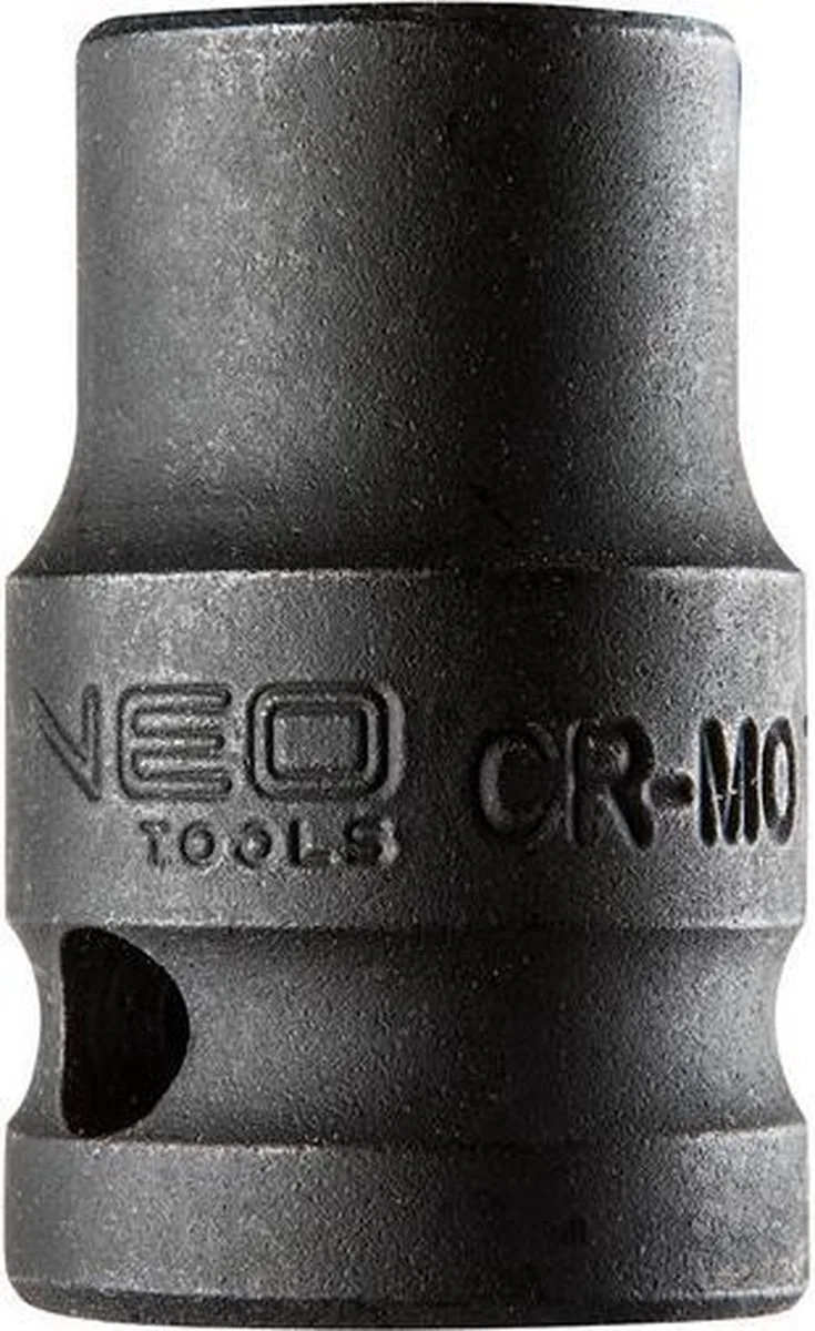 Krachtdop 12mm 1/2 Aansluiting CrMo Staal 38mm Hoog DIN 3129 TUV M+T von Neo Tools, Schwarz – Produktbild