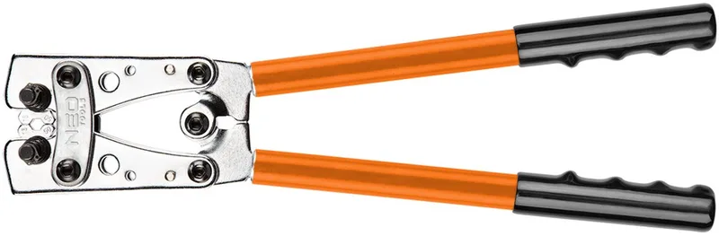 Krimptang - 6-50 mm2 - Ergonomische Handgreep - 390 mm von Neo Tools, Blau – Produktbild