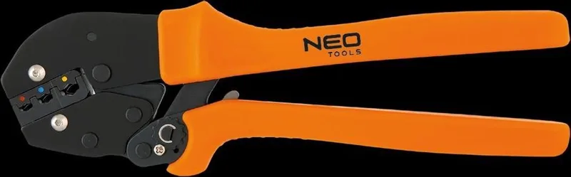 Krimptang voor Connectoren - 250 mm - TPR Handvat - 22-10 AWG von Neo Tools, Blau – Produktbild