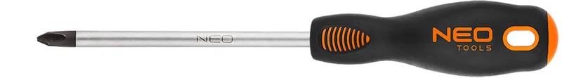 Kruiskopschroevendraaier - PH2 - 200 mm - Magnetische Punt by Neo Tools, Orange – product image