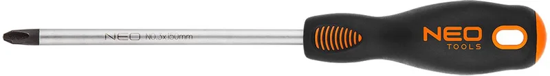 Kruiskopschroevendraaier - PH3 x 150 mm - Magnetische Punt - S2 Staal by Neo Tools, Pink, Black – product image