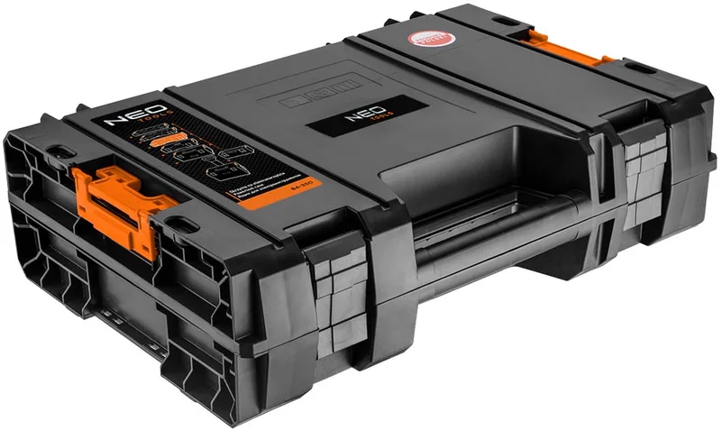 Modulaire Opslagsysteem - Electronisch Gereedschapskist - Waterdicht - Stofbestendig by Neo Tools, Black – product image