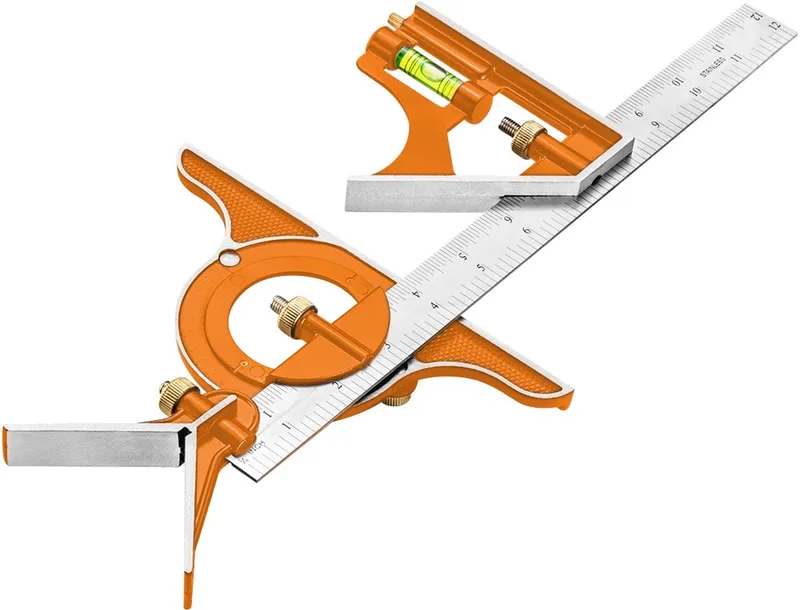 Multifunctionele schrijfhaak/winkelhaak 30cm de Neo Tools, Orange – image du produit