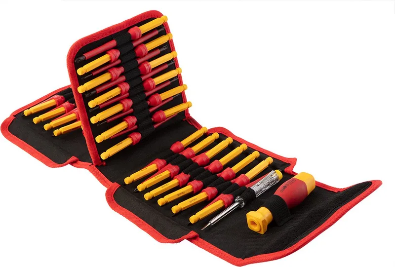 NEO 01-309 Verwisselbare schroevendraaierset 50 delig 1000v by Neo Tools, Blue – product image