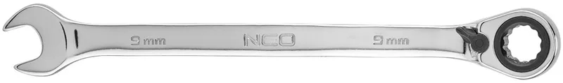 NEO 09-321 - Steeksleutel met ratel - 9 mm - 72-Tands - Chroom-Vanadiumstaal von Neo Tools – Produktbild