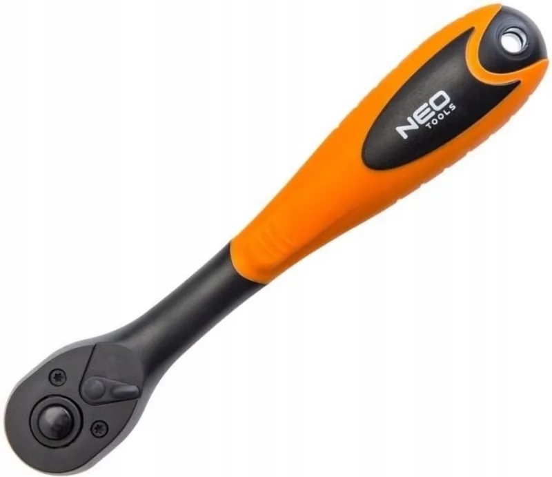 NEO 1/4" Afgebogen Ratel 150mm 72 Tands - Duurzaam & Ergonomisch by Neo Tools – product image