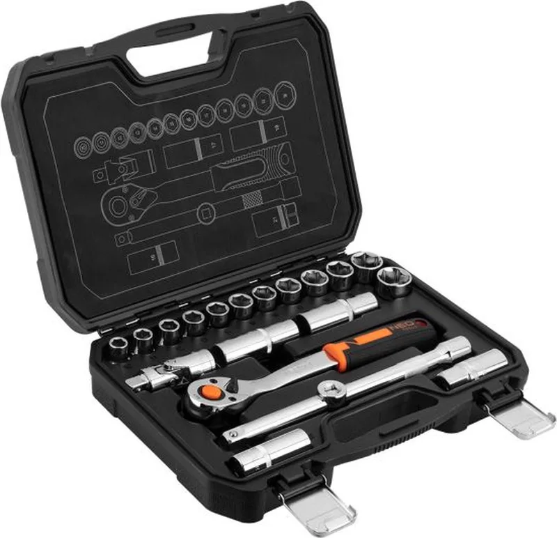NEO 10-032 Doppenset 1/2, 20 delig by Neo Tools, Blue – product image