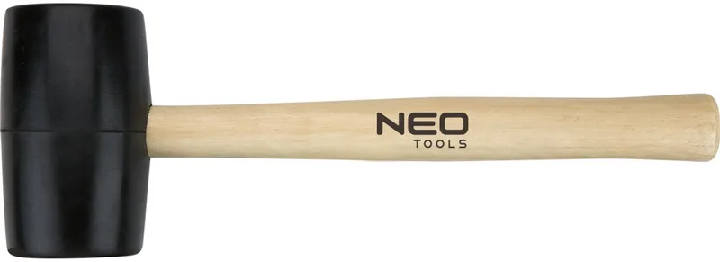 NEO 25-062 - Rubber Hamer - 450g - 58mm - Houten Steel by Neo Tools – product image