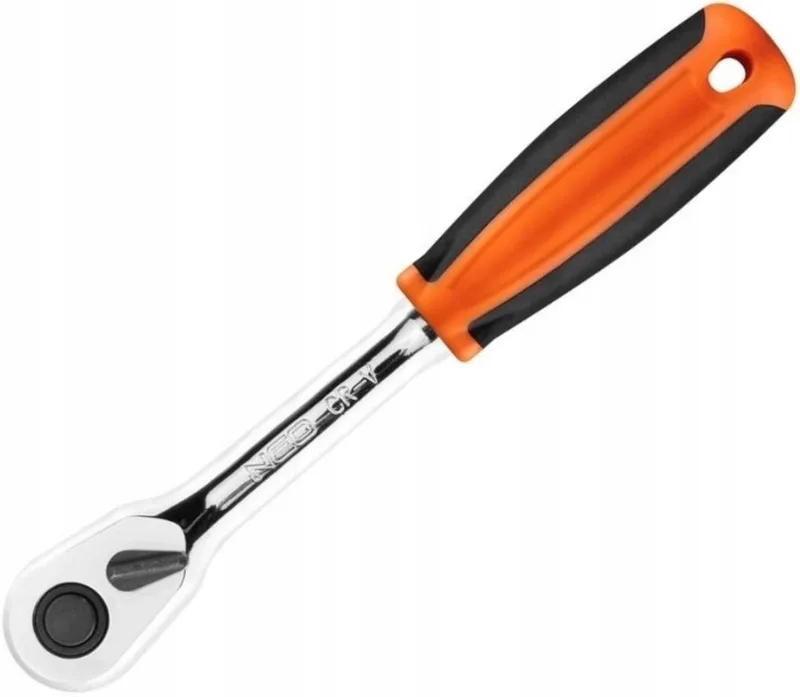 NEO 3/8" Ratelsleutel 200mm, 45 Tanden, Chroom-Vanadium Staal de Neo Tools – image du produit