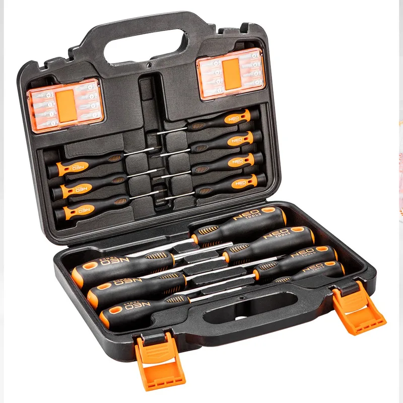 NEO - Gereedschapsset - 30-delig - Staal S2 - Magnetische Punt - Ergonomische Greep by Neo Tools, Blue – product image