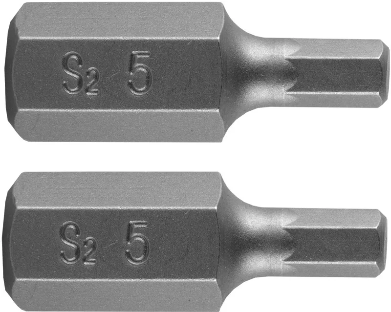 NEO - Inbussleutel - HEX 5 x 30 mm - S2 Staal - 2 Stuks by Neo Tools, Grey – product image