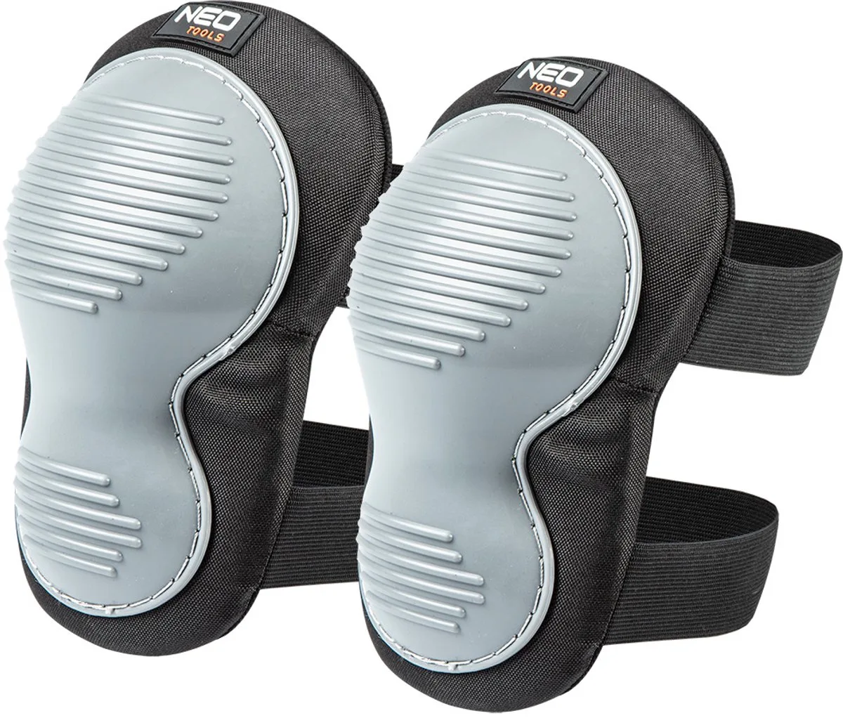 NEO - Kniebeschermers - Elastièce TPR Pad - 2 Riemen - Polyester 600D by Neo Tools, Grey – product image