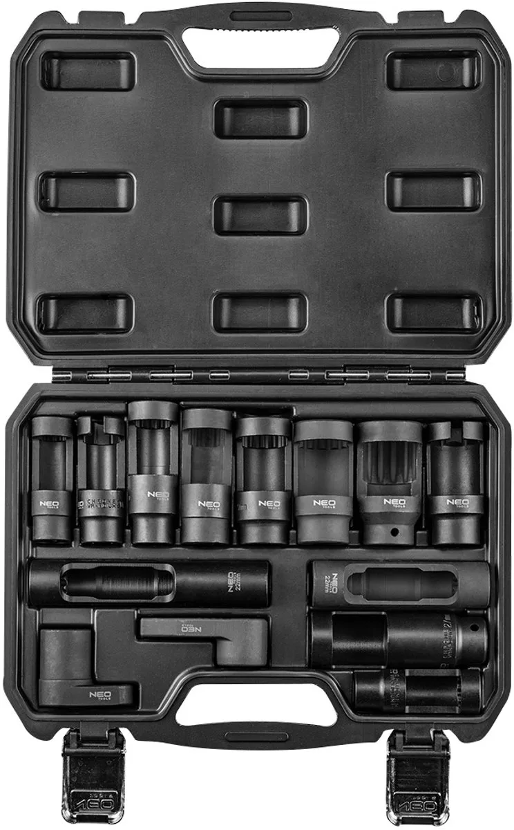 NEO - Lambda Zonde en Injector Dopsleutelset - 14-delig - Duurzaam Materiaal by Neo Tools – product image