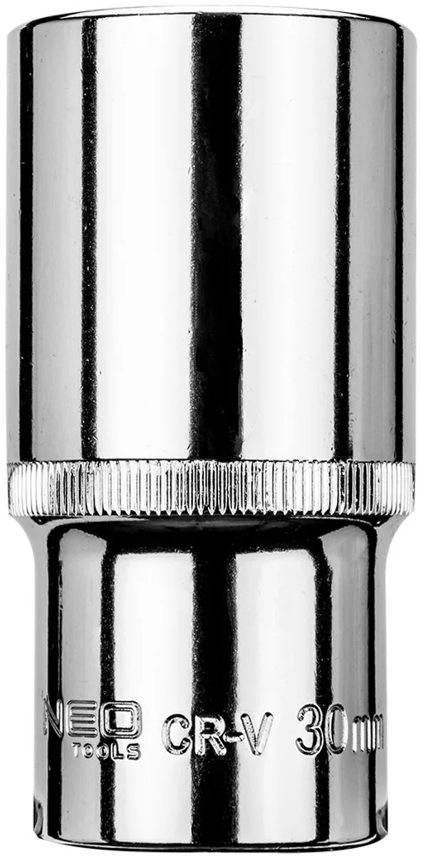NEO - Lang Zeskantige Dopsleutel - 1/2" - 30 mm - Chroom-Vanadium by Neo Tools, Neutraal – product image