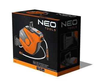NEO - Tuinslang - Automatisch Zwijgen - 20m +2m - Wandmontage by Neo Tools, Orange – product image 8 of 8