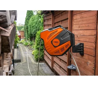 NEO - Tuinslang - Automatisch Zwijgen - 20m +2m - Wandmontage by Neo Tools, Orange – product image 2 of 8