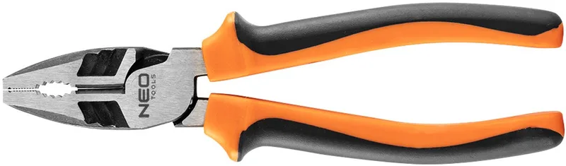 Neo - Universele Tang - 40% Minder Kracht - 180 mm - Antislip de Neo Tools, Argent, Noir – image du produit
