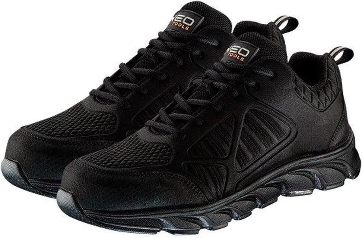 NEO - Werkschoen - S1P SRC - Composiet Neus - Kevlar Inlegzool von Neo Tools, Schwarz, Grau – Produktbild