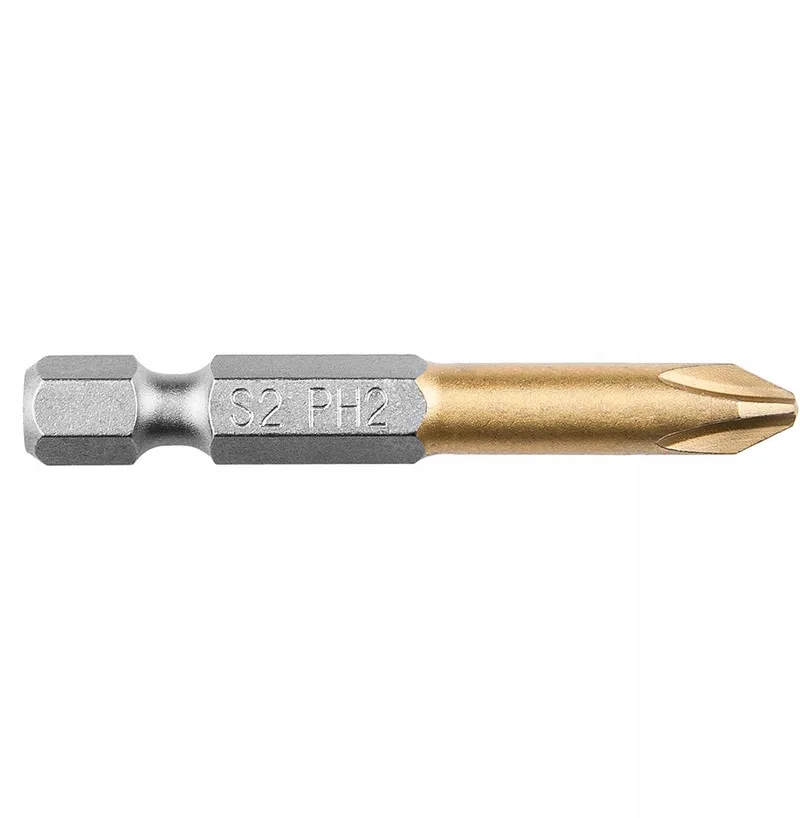 NEOLS PH2 Schroefbit 50mm - Nitan Titanium van Neo Tools – productafbeelding