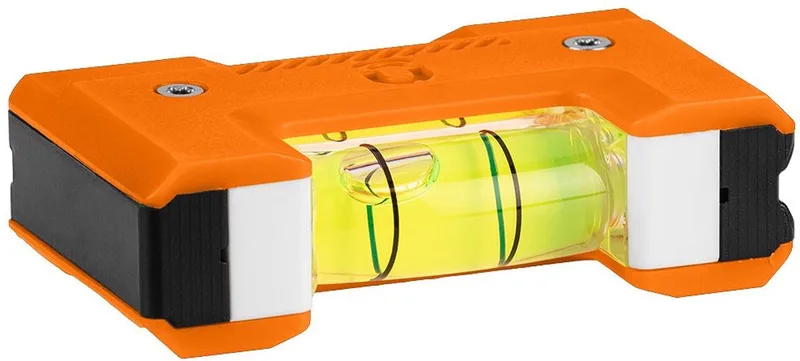 Pocket Waterpas - Zijklem - Magnetisch - V-profiel by Neo Tools, Black – product image