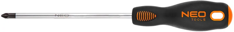 Pozidriv Schroevendraaier - PZ2 x 200 mm - Magnetische Punt - S2 Staal by Neo Tools, Orange – product image