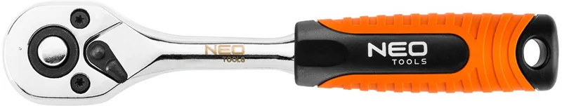 Rechte Ratelsleutel - 3/8 inch - 210 mm - 45T van Neo Tools, Neutraal – productafbeelding
