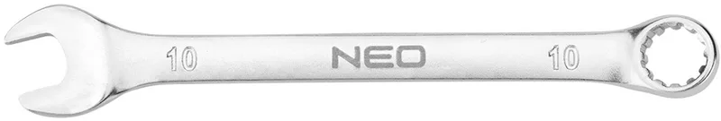 Ringsleutel - 10 x 140 mm - Satijn Finish - CrV staal by Neo Tools – product image