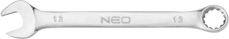 Ringsleutel - 12 x 160 mm - CrV Staal - Satijnafwerking - 15° Hoek von Neo Tools – Produktbild