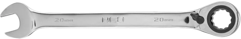 Ringsleutel met Ratchet - 20 mm - Chroom-Vanadiumstaal von Neo Tools – Produktbild