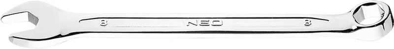 Ringsteeksleutel - 8mm - Norm DIN 3113 - Chroom-vanadiumstalen by Neo Tools – product image