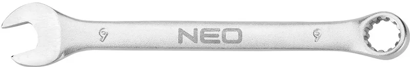 Ringsteeksleutel - 9 x 130 mm - CrV Staal - Satijnen Afwerking by Neo Tools – product image
