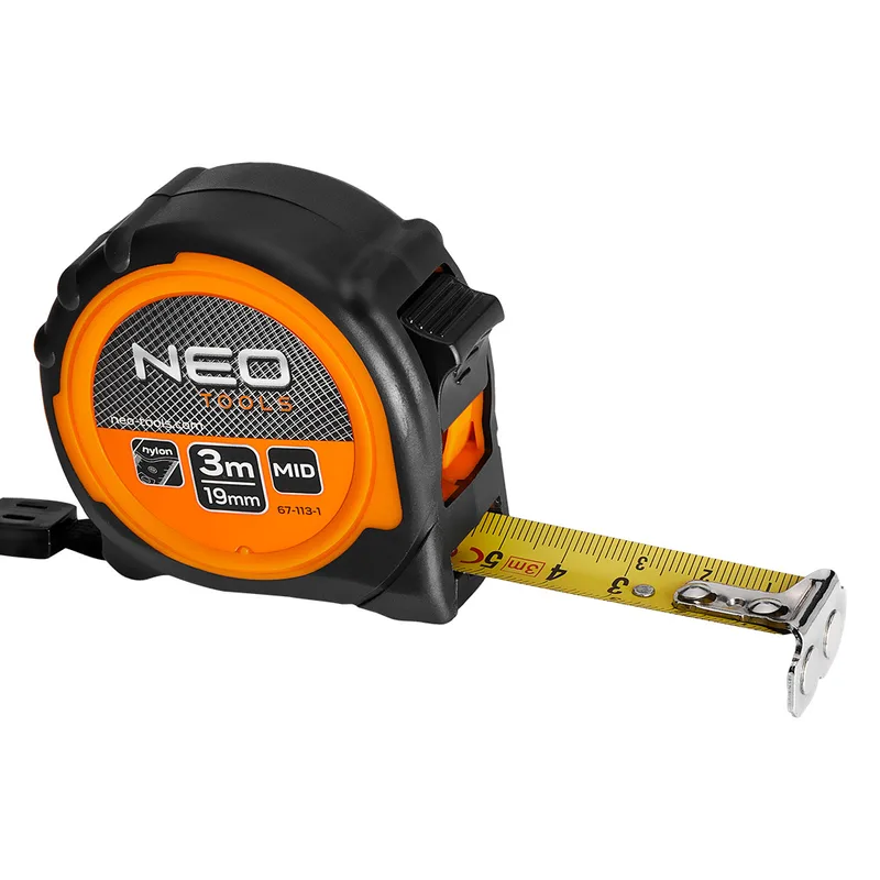 Rolmaat 3mtr, Magnetisch dubbel slot de Neo Tools – image du produit 1 sur 6