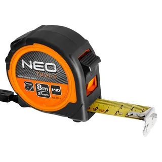 Rolmaat 8mtr, Magnetisch dubbel slot de Neo Tools – image du produit 1 sur 5