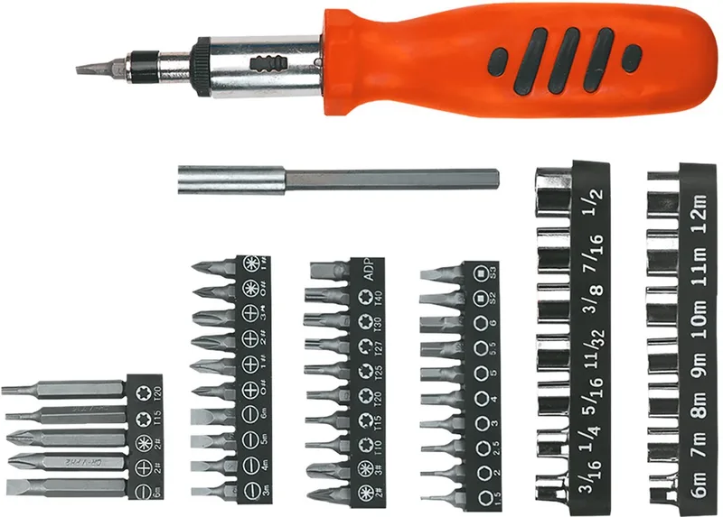 Schroefbit Set - Magnetische Houder - 52 Stuks - Duurzame Staal von Neo Tools – Produktbild