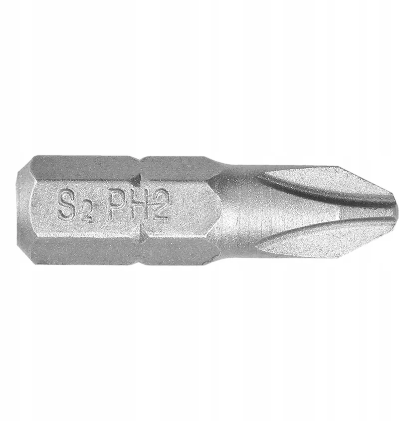 Schroefbits PH2 x 25mm - 20 Stuks - S2 Staal van Neo Tools – productafbeelding