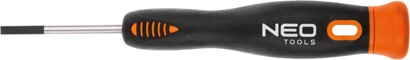 Schroevendraaier 2,0x40mm Magnetisch CRMO Staal Pro Grip TUV M+T de Neo Tools, Orange – image du produit