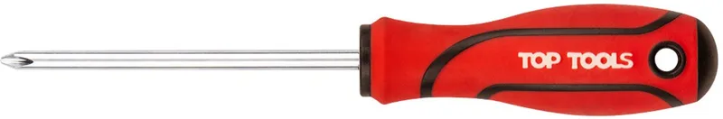 Schroevendraaier - PH2 x 100 mm - Ergonomische Handgreep - Staalkwaliteit de Neo Tools, Gris – image du produit
