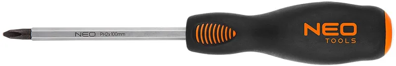 Schroevendraaier Ph2x100mm, Slagkop, Magnetisch,crmo Staal de Neo Tools – image du produit
