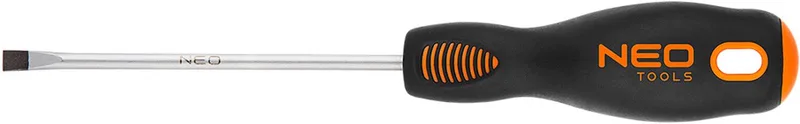 Schroevendraaier - Platte Kop - 4.0x100 mm - S2 Staal von Neo Tools, Blau – Produktbild