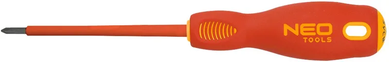 Schroevendraaier PZ1x80mm 1000v Magnetisch CRMO Staal Pro Grip TUV M+T fra Neo Tools – produktbillede
