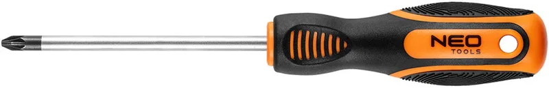 Schroevendraaier PZ2 x 100mm van Neo Tools, Wit, Zwart – productafbeelding
