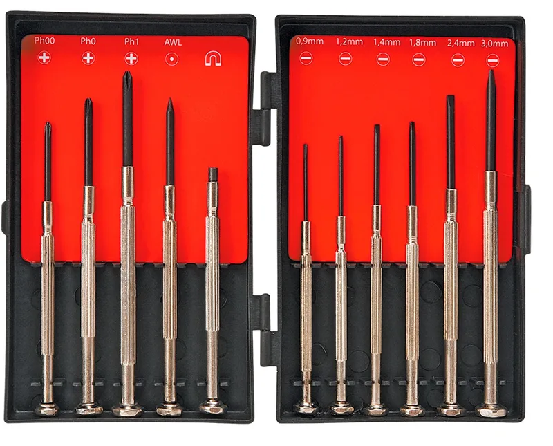 Schroevendraaierset - 11-delig - Precisie by Neo Tools, Grey, Black – product image