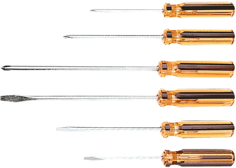 Schroevendraaierset - 6 stuks - Platte en Kruiskopschroevendraaiers - Chroom-vanadiumstaal by Neo Tools – product image