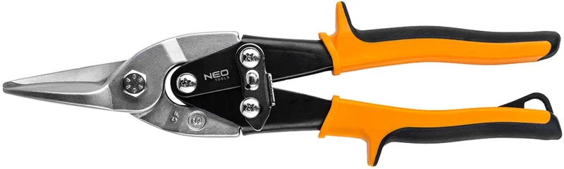 Serie 31-050 - Rechte Blikschaar - 250 mm - Antislip Handgreep - Chromo-Molybdeen Staal de Neo Tools – image du produit
